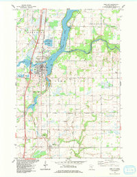 Pine City 1983 topographic map thumbnail