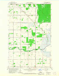 Pinecreek 1966 topographic map thumbnail