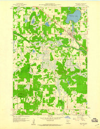 Pine River 1959 topographic map preview