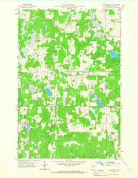 Pine River SW 1959 topographic map thumbnail