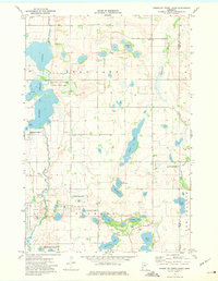 Pomme De Terre Lakes 1973 topographic map thumbnail