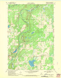 Pomroy Lake 1968 topographic map thumbnail