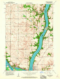 Prescott 1951 topographic map thumbnail
