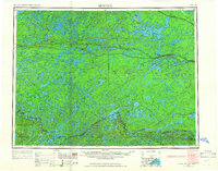 Quetico 1957 topographic map thumbnail