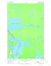 Redhorse Bay 1963 topographic map thumbnail