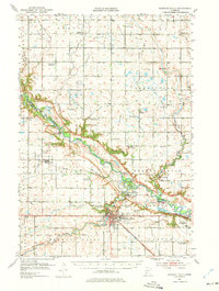 Redwood Falls 1952 topographic map thumbnail