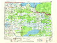 Roseau 1954 topographic map preview