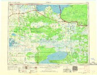 Roseau 1954 topographic map preview