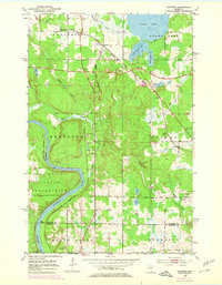 Saginaw 1953 topographic map thumbnail
