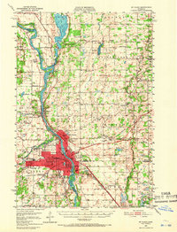St. Cloud 1950 topographic map thumbnail