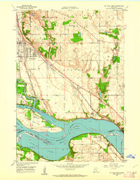 St Paul Park 1950 topographic map thumbnail