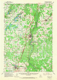 Sandstone 1961 topographic map thumbnail