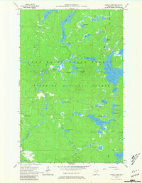 Sawbill Camp 1960 topographic map thumbnail