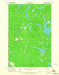 Sawbill Camp 1960 topographic map thumbnail