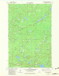 Sawbill Landing 1981 topographic map thumbnail