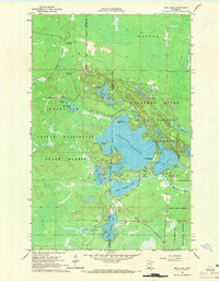 Side Lake 1964 topographic map thumbnail