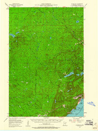 Silver Bay 1954 topographic map thumbnail