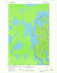 Snow Bay 1963 topographic map thumbnail
