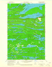 South Lake 1960 topographic map thumbnail