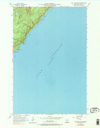 Split Rock Point NE 1956 topographic map thumbnail