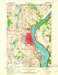 Stillwater 1951 topographic map thumbnail