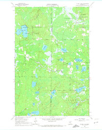Stingy Lake 1964 topographic map thumbnail
