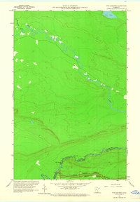 The Cascades 1960 topographic map thumbnail