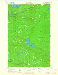 Tom Lake 1959 topographic map thumbnail