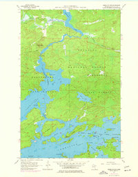 Vermilion Dam 1956 topographic map thumbnail