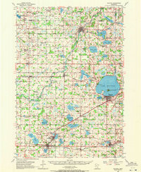 Waconia 1957 topographic map thumbnail