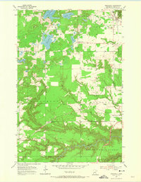 Wrenshall 1954 topographic map thumbnail