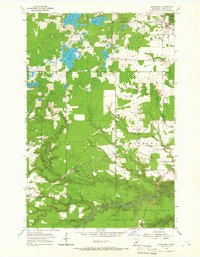 Wrenshall 1954 topographic map thumbnail