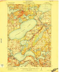 Battle Lake 1914 topographic map thumbnail