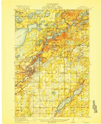 Brainerd 1918 topographic map thumbnail