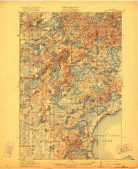 Deerwood 1914 topographic map thumbnail
