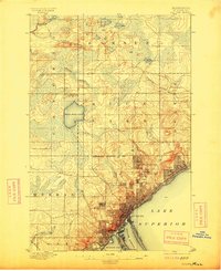 Duluth 1895 topographic map preview