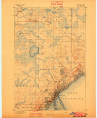Duluth 1895 topographic map preview