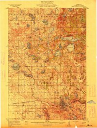 Fergus Falls 1913 topographic map thumbnail