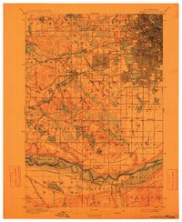Minneapolis 1901 topographic map thumbnail