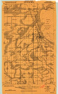 Warroad 1918 topographic map thumbnail