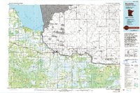 Baudette 1976 topographic map thumbnail