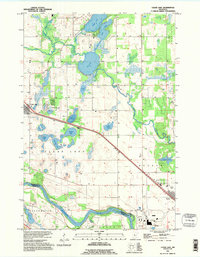 Clear Lake 1991 topographic map thumbnail