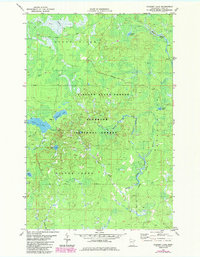 Cloquet Lake 1982 topographic map thumbnail
