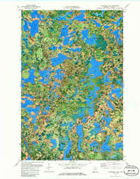 Clubhouse Lake 1970 topographic map thumbnail