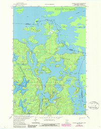Coleman Island 1963 topographic map thumbnail