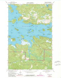 Daley Bay 1968 topographic map thumbnail