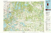 Detroit Lakes 1986 topographic map thumbnail