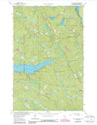 Echo Lake 1963 topographic map preview