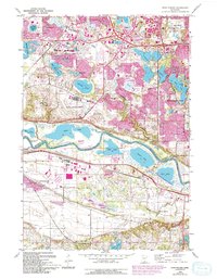 Eden Prairie 1967 topographic map thumbnail