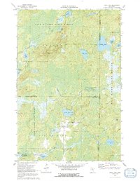 Edna Lake 1970 topographic map thumbnail